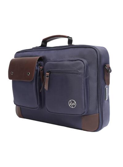 AW Laptop bag Blue  AWLAPBG031 - Image 4